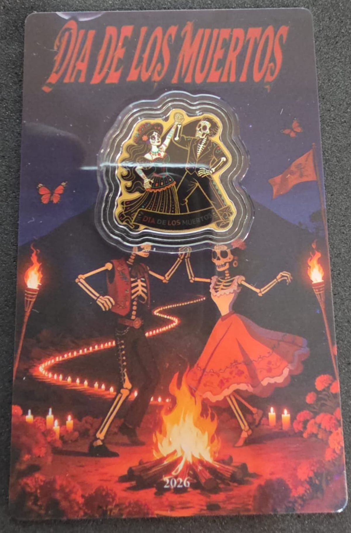 Moneda Conmemorativa Día de Muertos oro .999