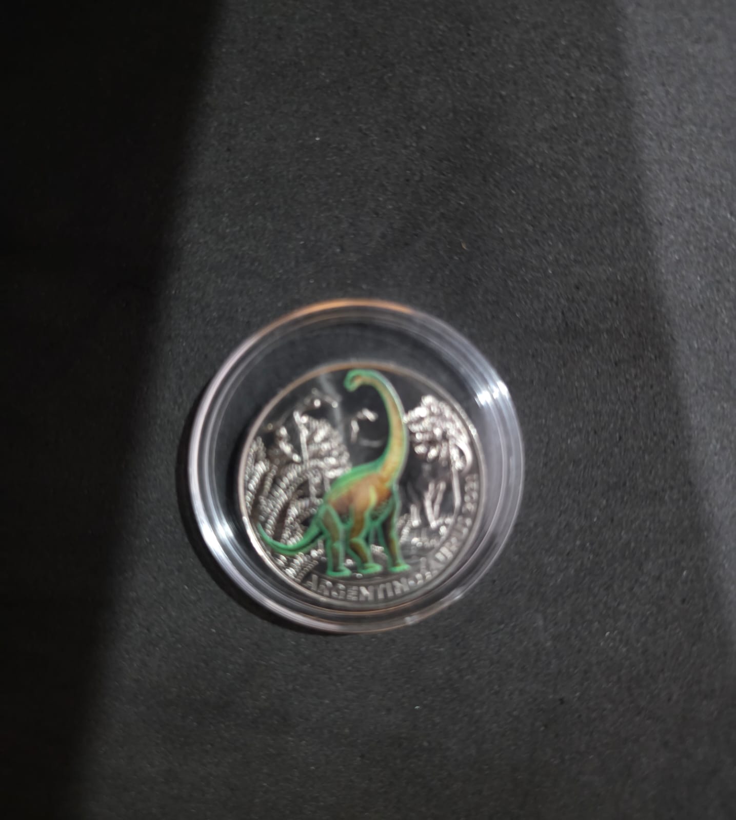 Moneda Dinosaurio Argentinosaurus