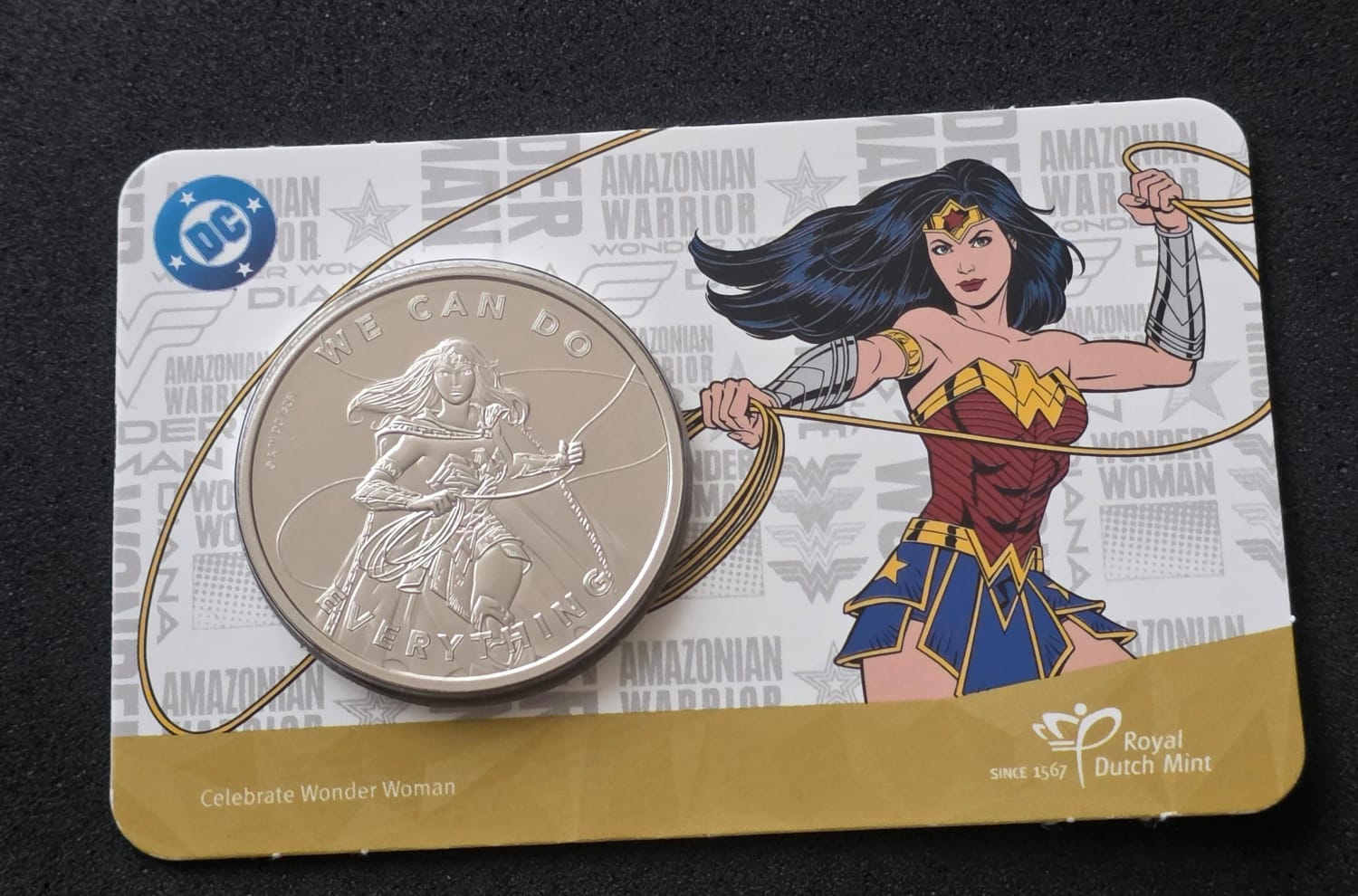 Moneda Mujer Maravilla